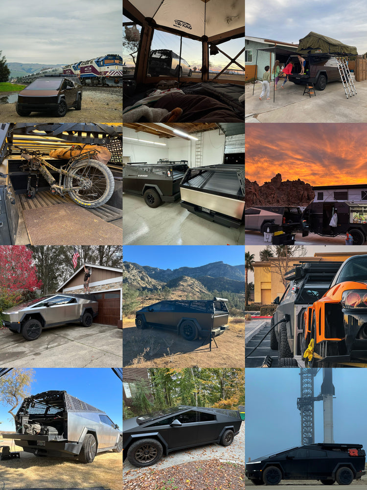 Cybertruck Bed Rack Kit - Urander