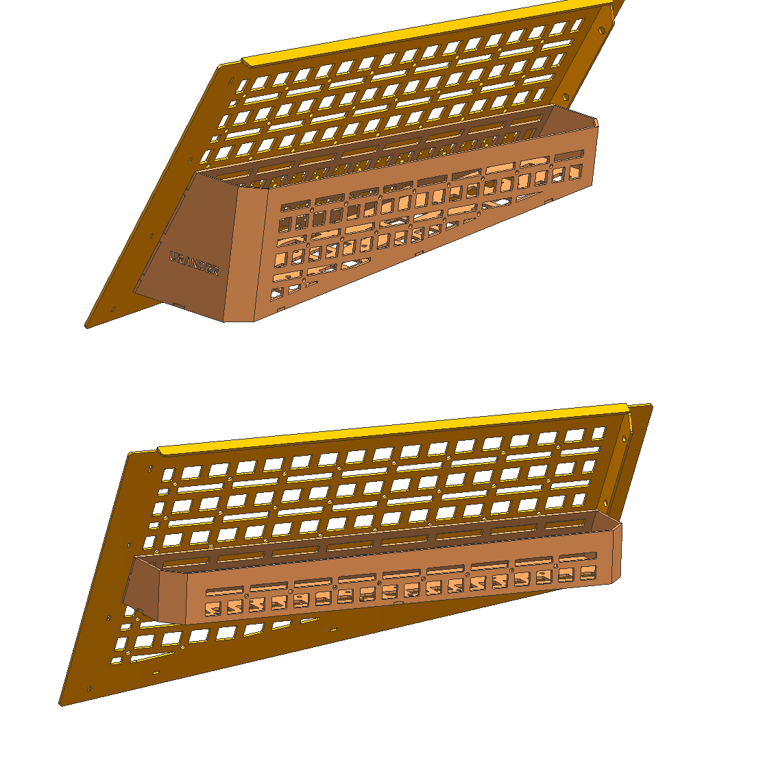 Urander Bed Rack Tool Shelves